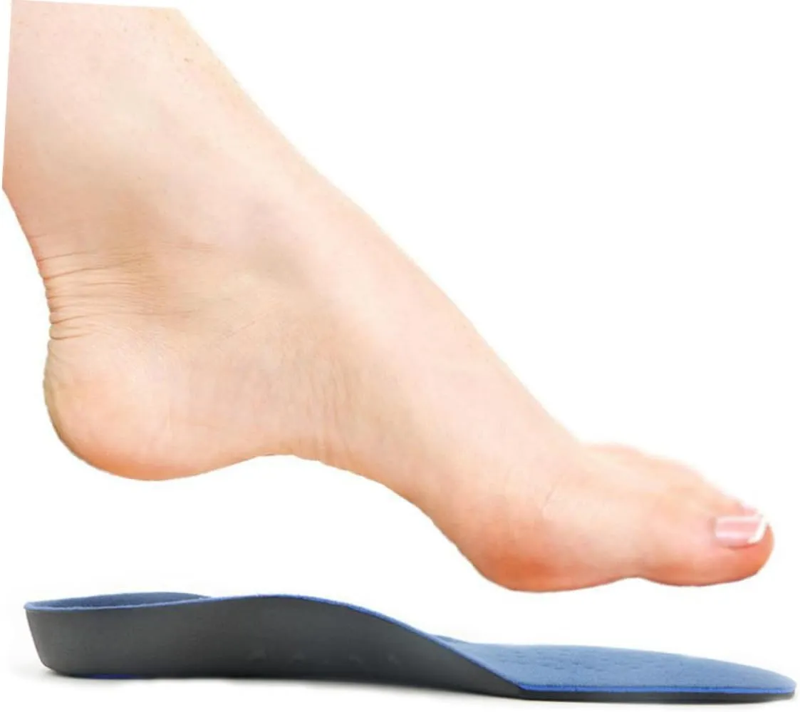 1 Pair Flat Foot Correcting Insoles for Flatfoot Arch Support Shoe Pads Comfortable Damping Cushion for Casual Shoes Sneakers for Running Hiking Basketball Men Women