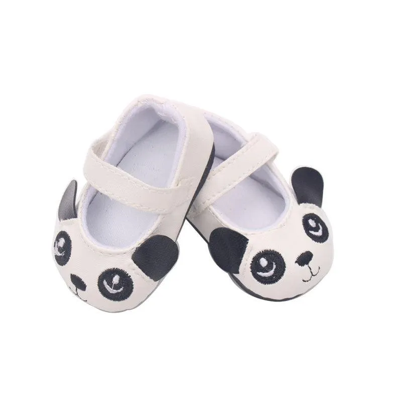 18-inch American Girl Children's Shoes Panda Flat Shoes Toy Accessories Doll Clothes Hot Sale Doll Accessories