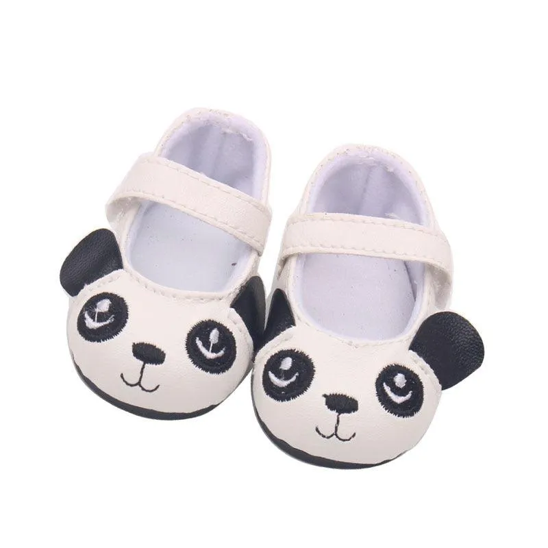18-inch American Girl Children's Shoes Panda Flat Shoes Toy Accessories Doll Clothes Hot Sale Doll Accessories