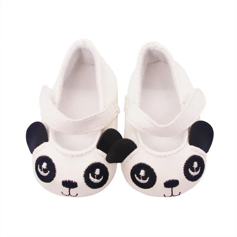 18-inch American Girl Children's Shoes Panda Flat Shoes Toy Accessories Doll Clothes Hot Sale Doll Accessories