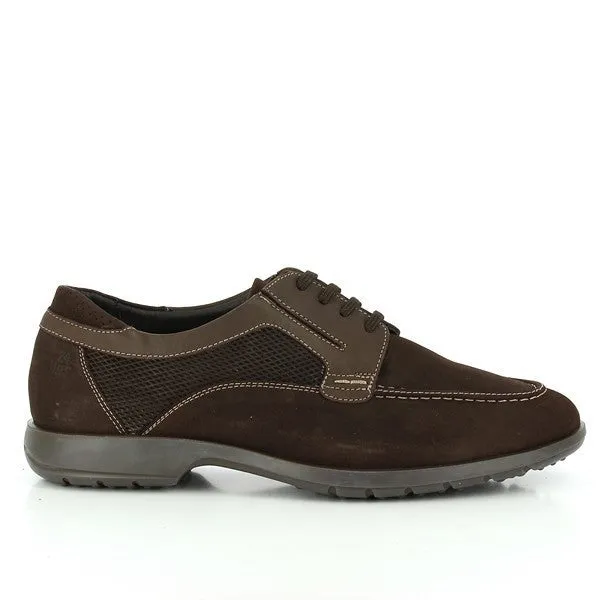24 Hrs 10087 Brown Lace Up Men's Shoes