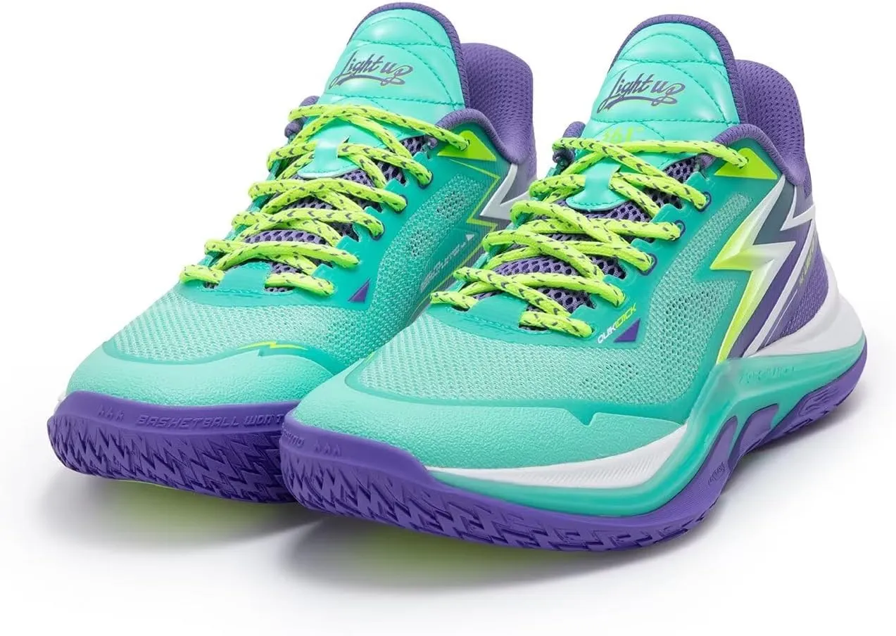 361° Light Up Basketball Shoes for Men Breathable Outdoor Sneakers Cushion,Light Up PRM Anti Slip Practice Student Sports Shoes for Teens and Adults,Zapatillas de baloncesto Hombre