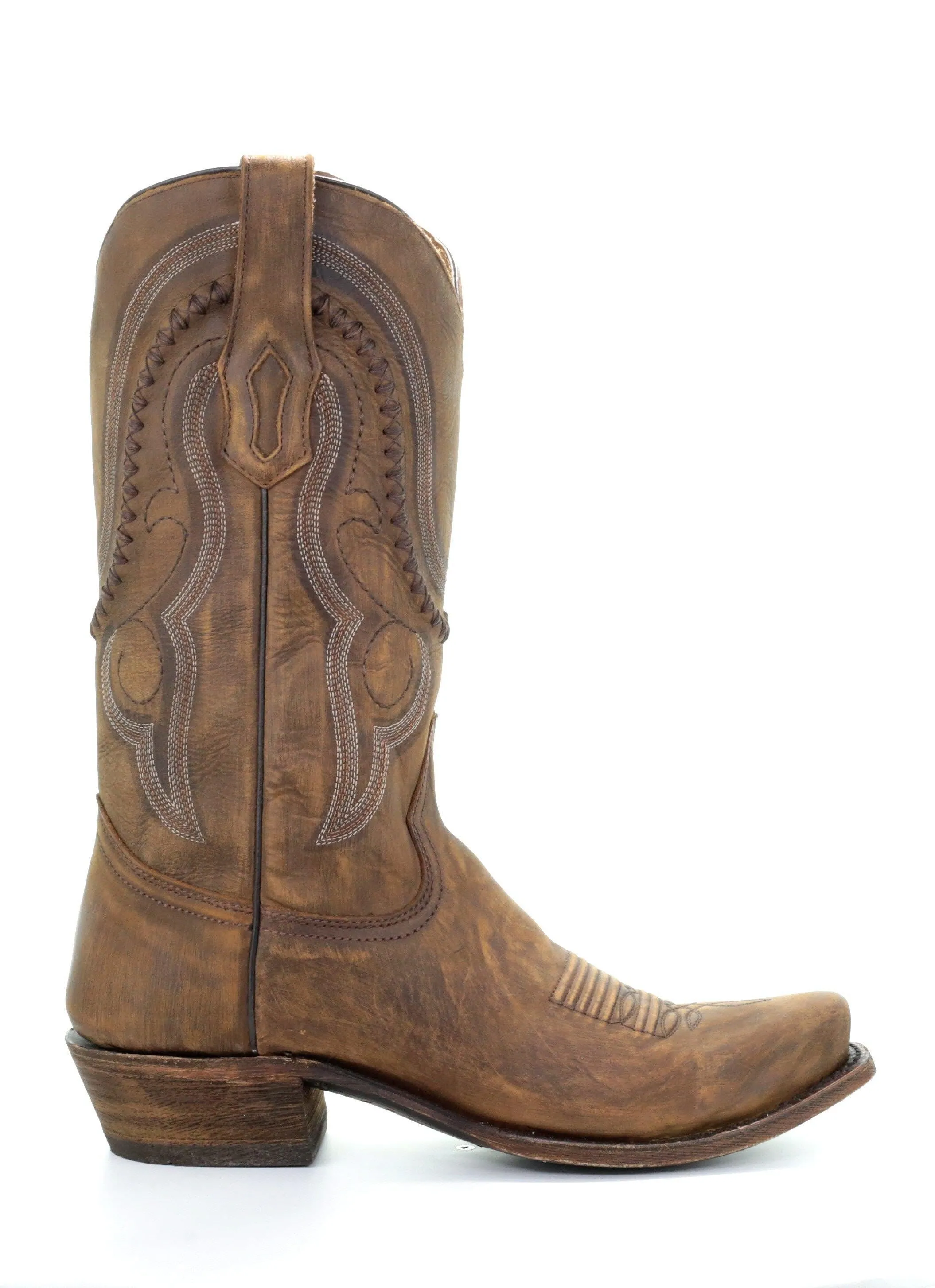 A3479 - D Corral gold western cowboy leather boots for men