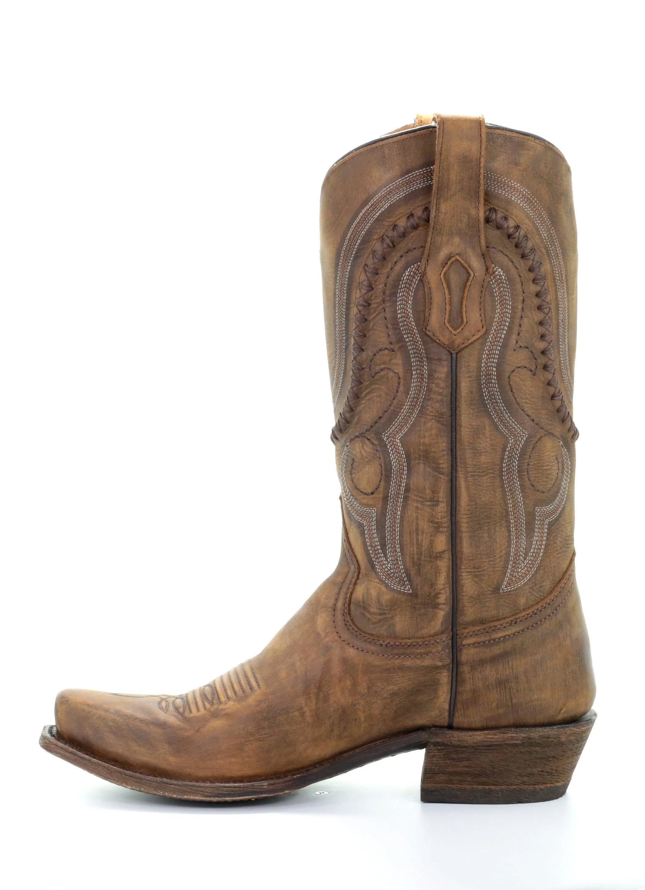 A3479 - D Corral gold western cowboy leather boots for men