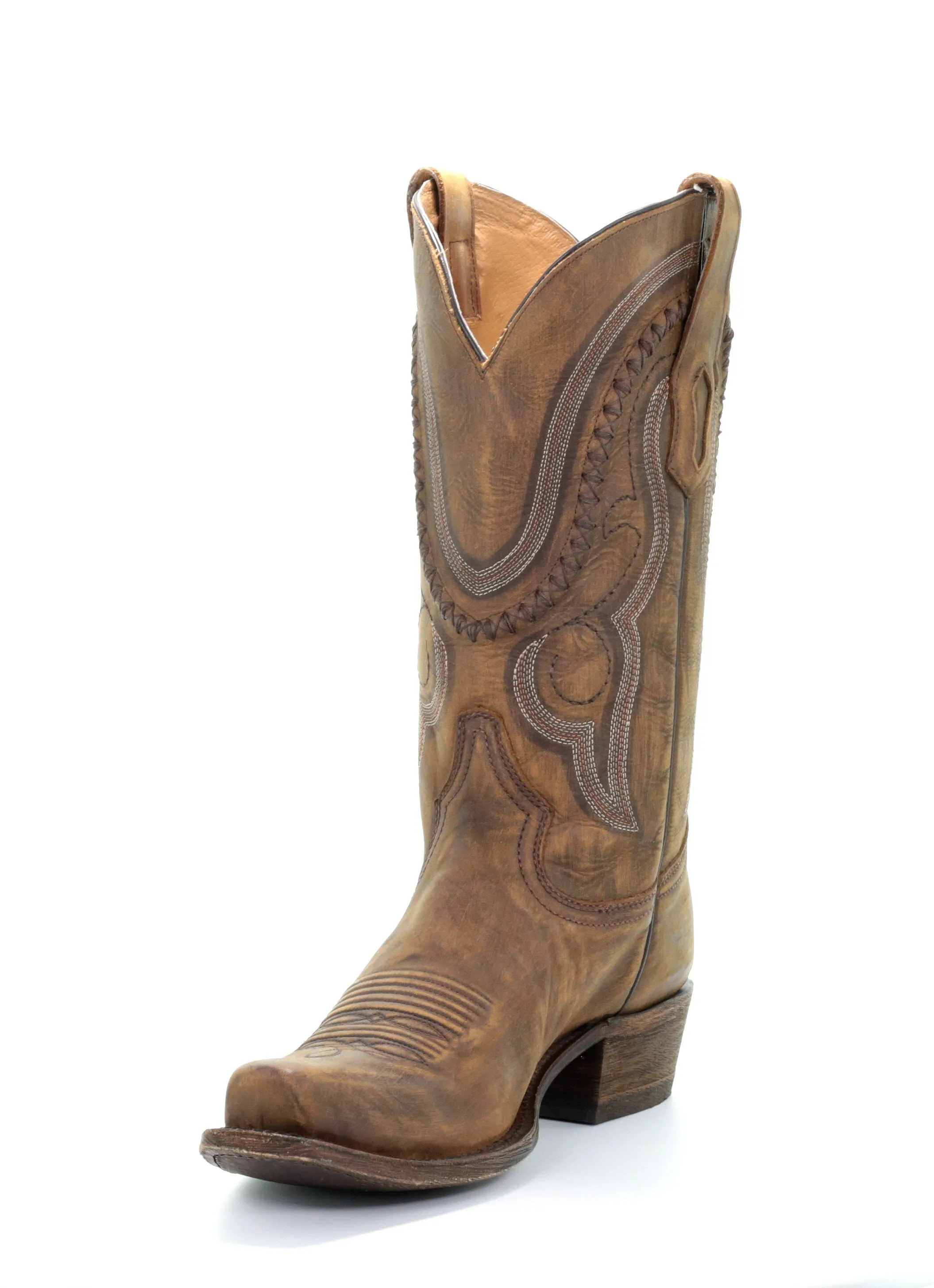 A3479 - D Corral gold western cowboy leather boots for men