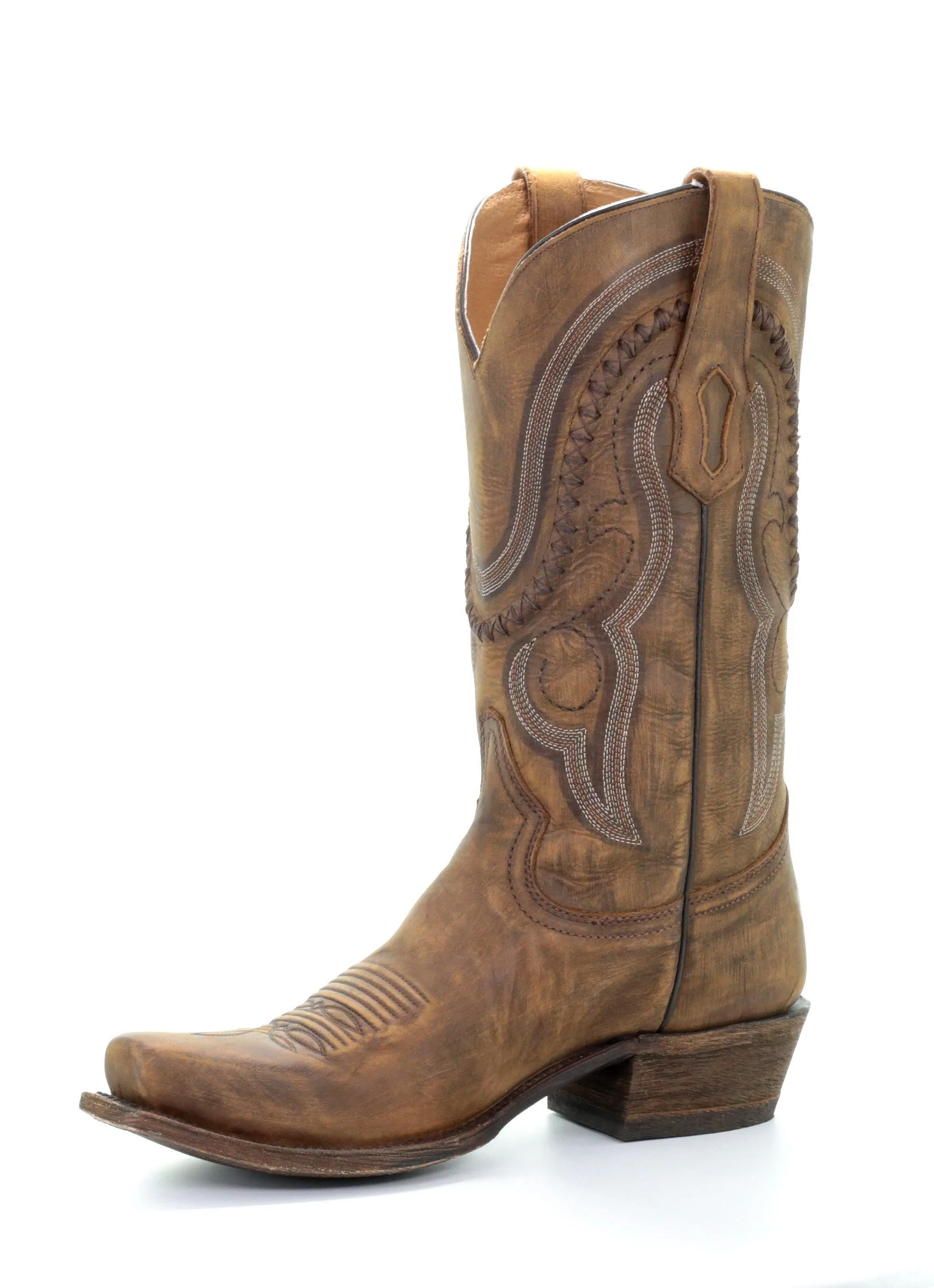 A3479 - D Corral gold western cowboy leather boots for men