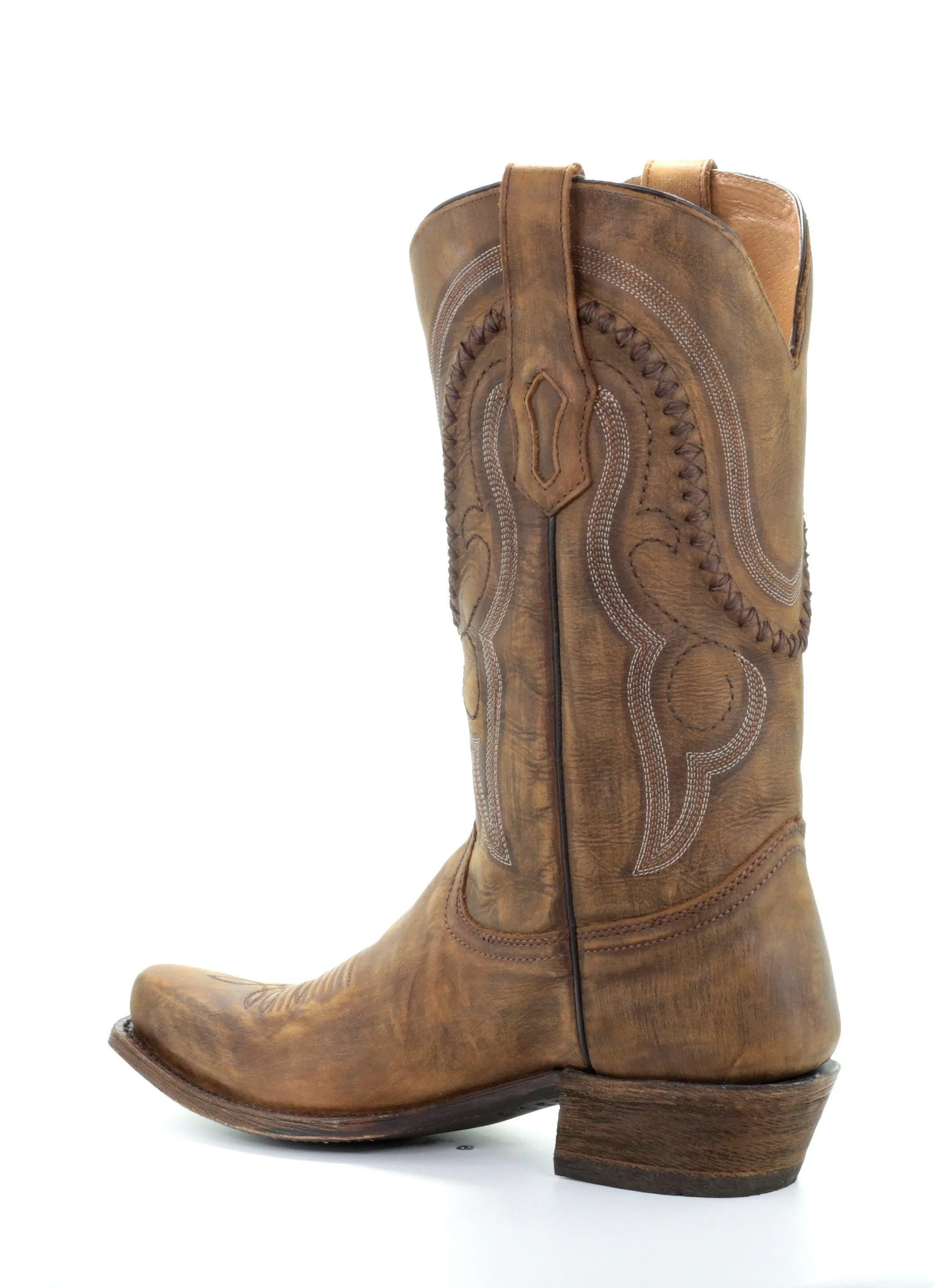 A3479 - D Corral gold western cowboy leather boots for men