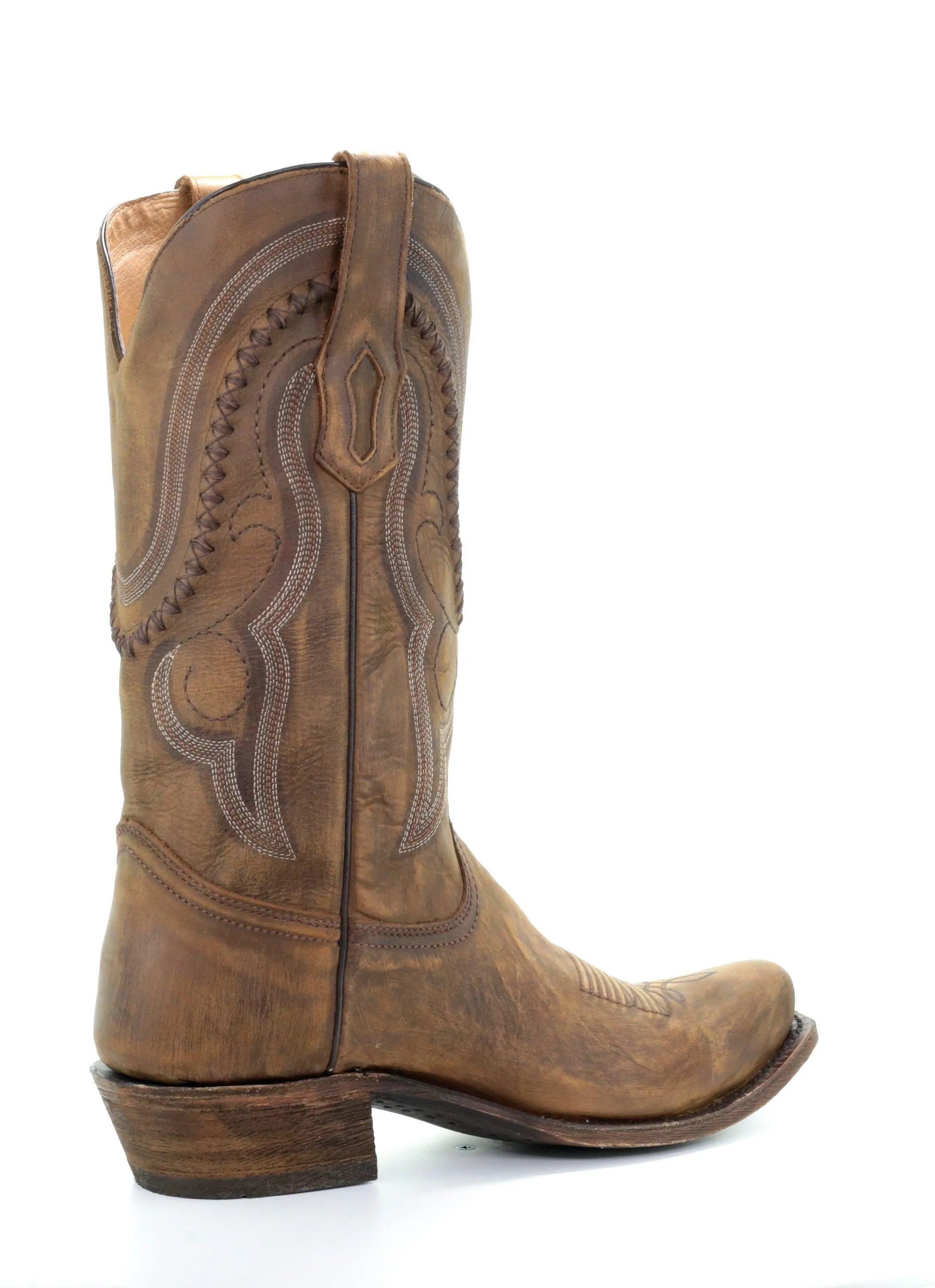 A3479 - D Corral gold western cowboy leather boots for men