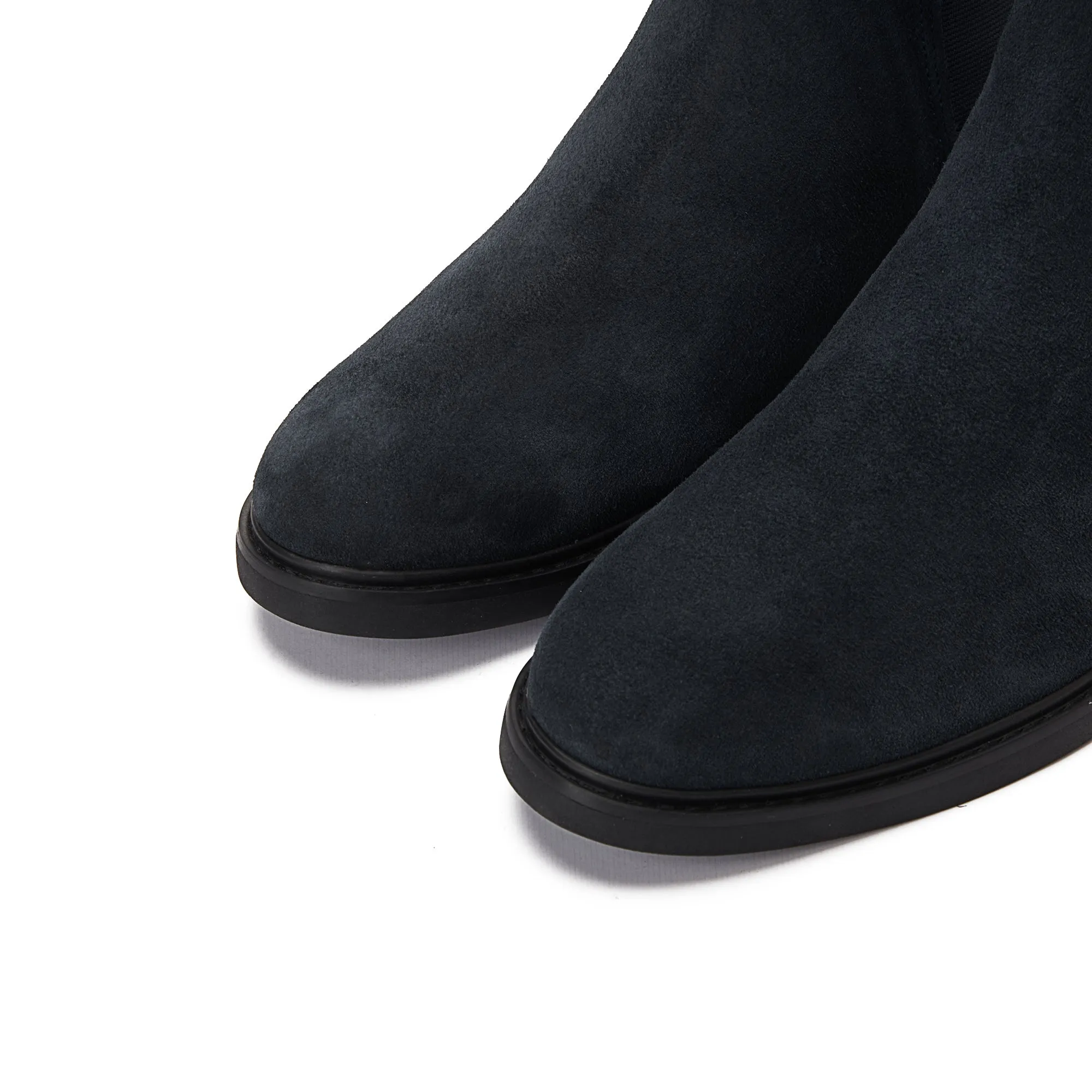 Achilles Signature Premium Suede Chelsea Boots - NavyBlue