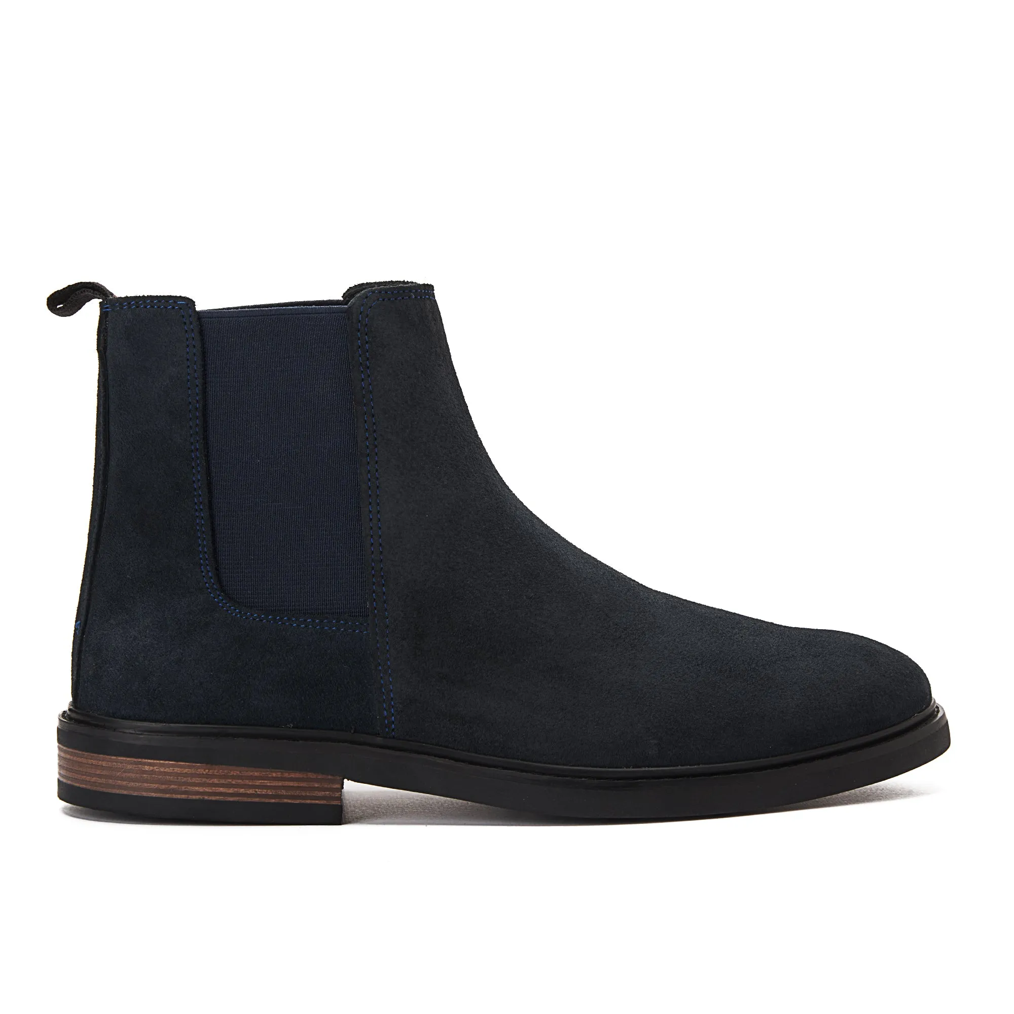 Achilles Signature Premium Suede Chelsea Boots - NavyBlue