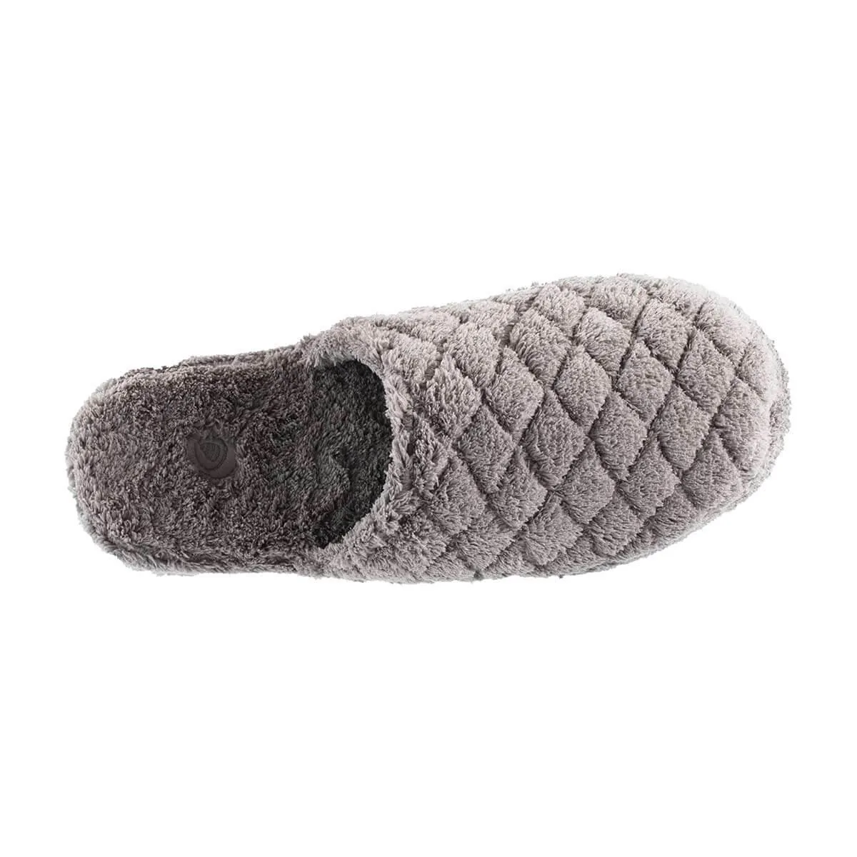 Acorn Women's Clog Slippers - Spa Quilted Skid Resistant, Grey, Large | A20123GRYWL