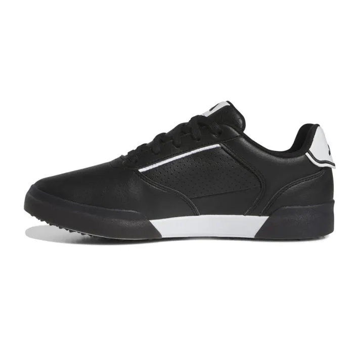 Adidas Men's Retrocross MD Spikeless Golf Shoes - Core Black/Cloud White