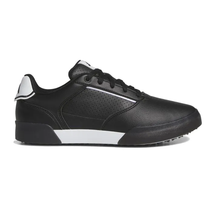 Adidas Men's Retrocross MD Spikeless Golf Shoes - Core Black/Cloud White