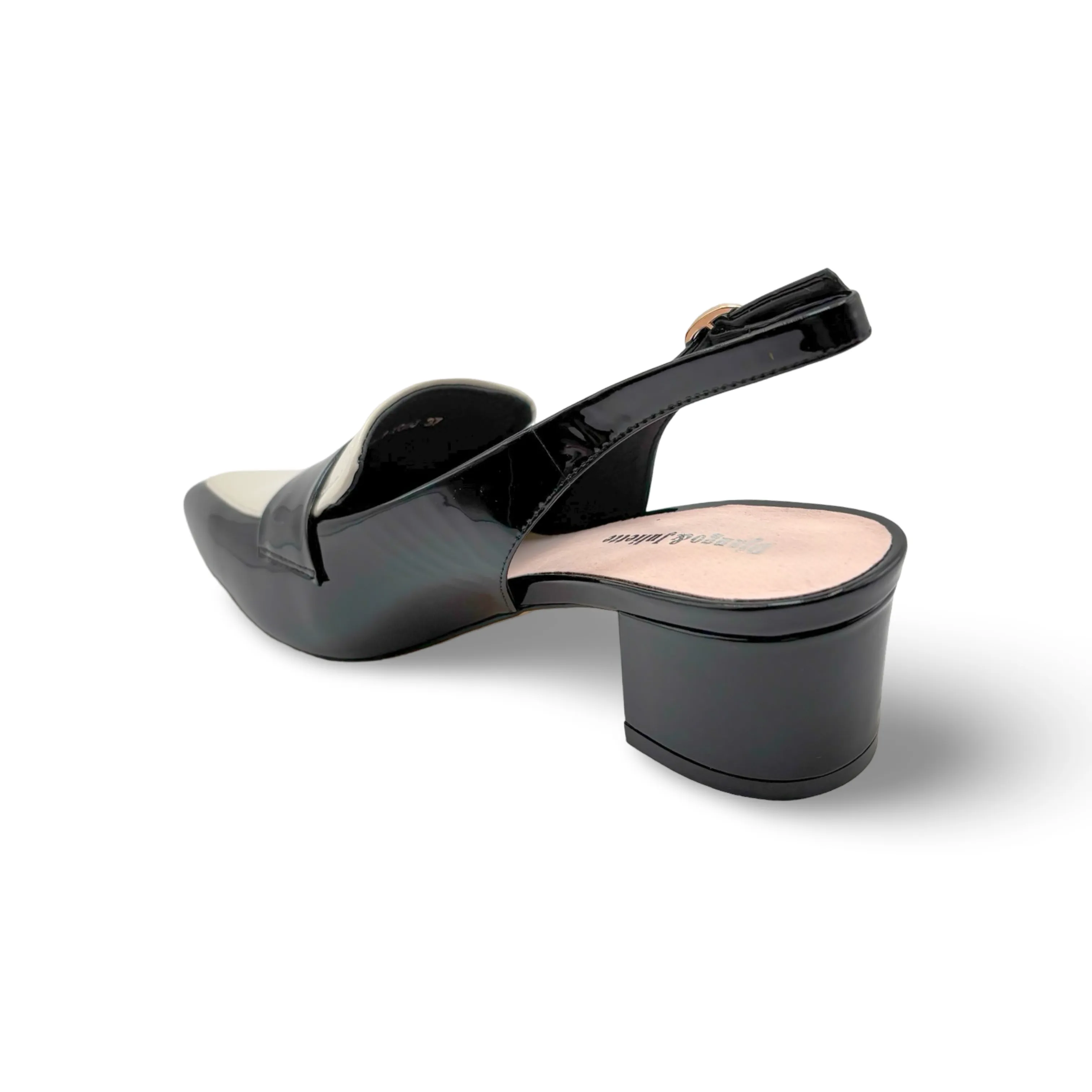 Aiday Black/Ivory Slingback