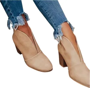 Ankle Boots for Women Low Heel,Summer Caged Gladiator Block Heel Strappy Dress Dressy Sandals Shoes for Women