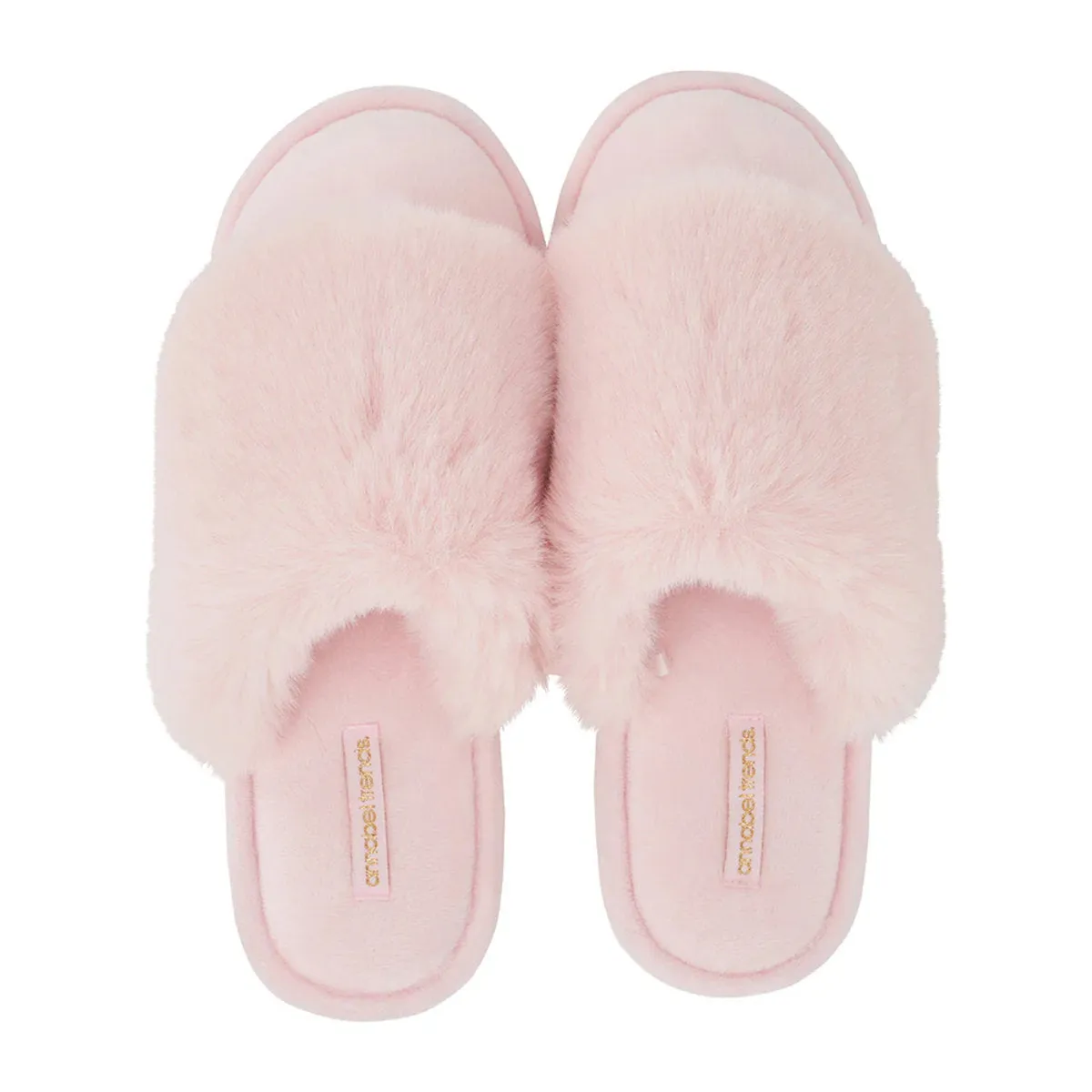 Annabel Trends Cosy Luxe Slippers Pink Quartz Medium to Large