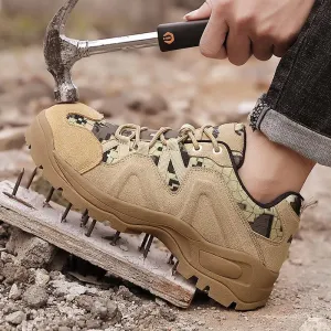 Anti-smashing And Anti-puncture Safety Wear-resistant Protective Work Shoes Men