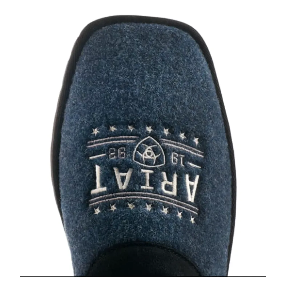 AR2691 Ariat Men's 93 Liberty Wool Slippers - Navy