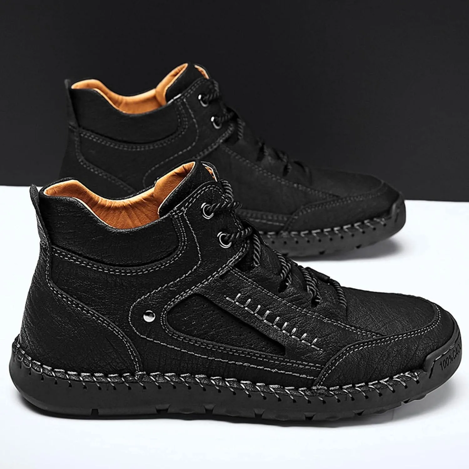 Arch Support Hiking Shoes for Men Lightweight Breathable Slip on Running Shoe Arch Support Sports Shoes for Men