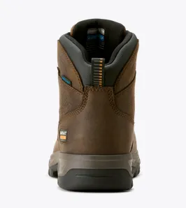 Ariat Men's Turbo Duratread 6" Waterproof Carbon Toe Work Boot - Dark Brown - 10054294