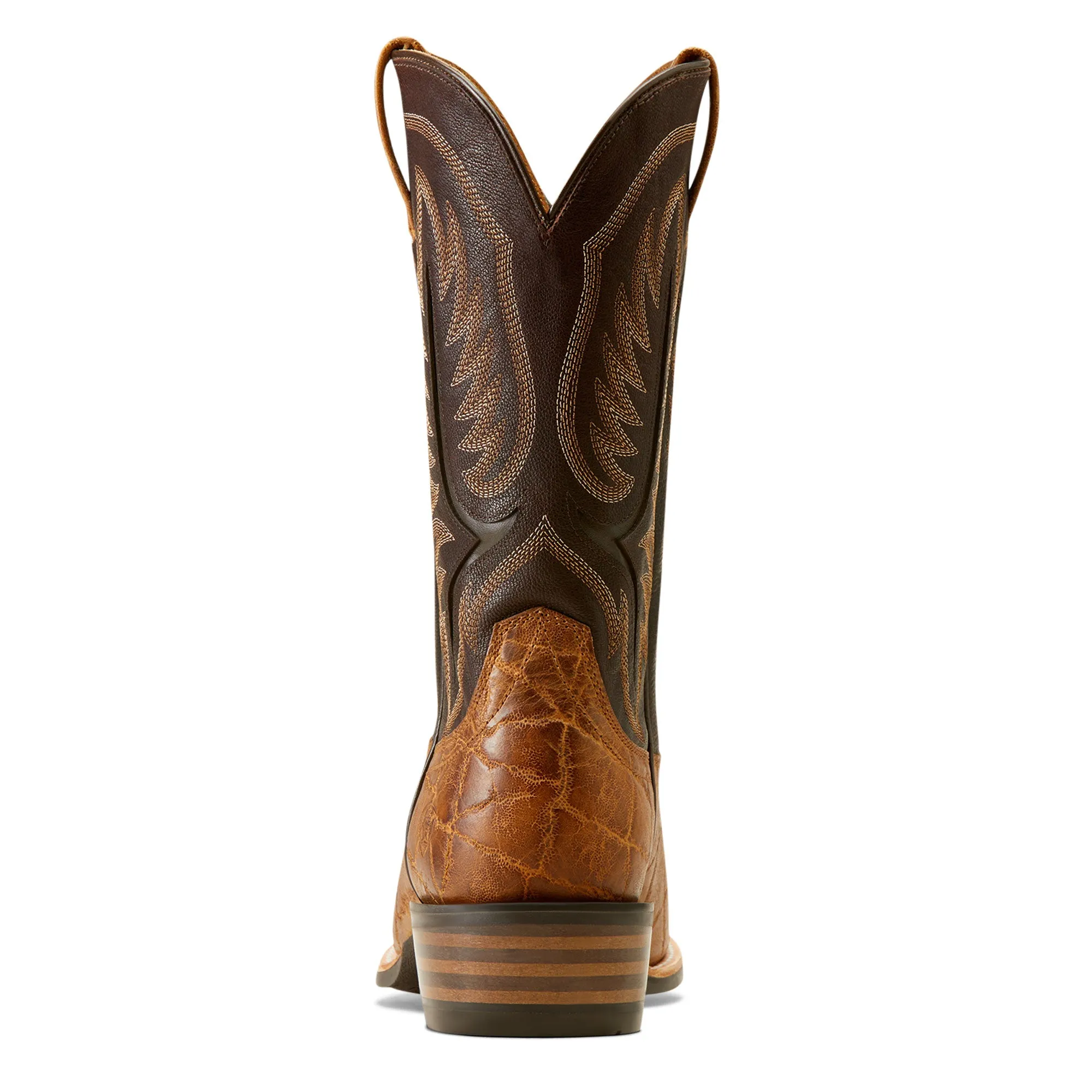 ARIAT STADTLER SMOKED TAN|AGING BARREL COWBOY BOOT