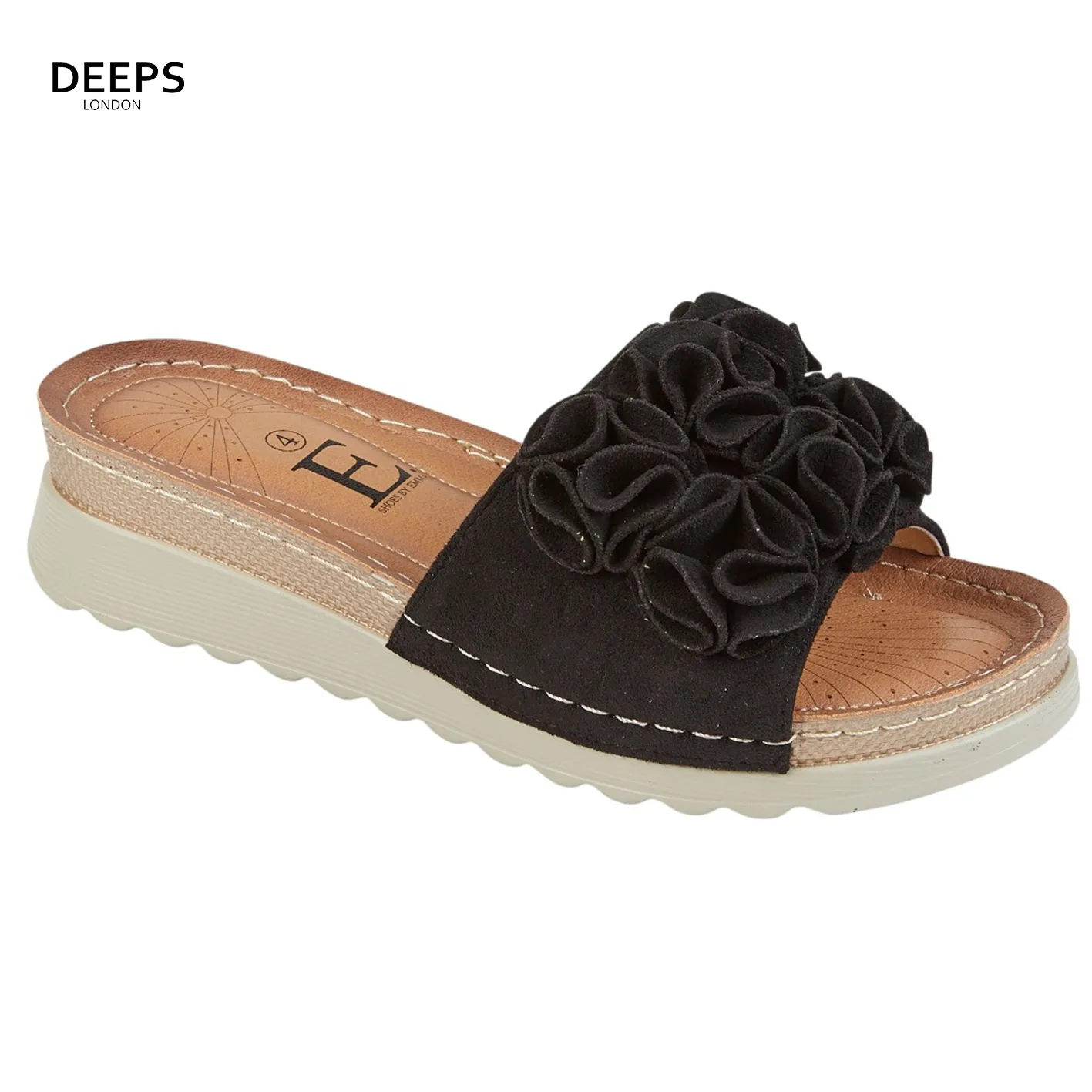 ARYA WOMENS ULTRA LIGHT WEIGHT MULE WITH PADDED INSOCK CORAL