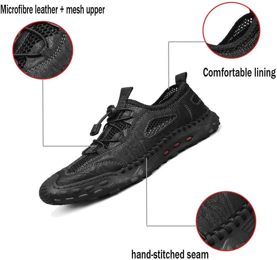 Asifn Men's Casual Shoes Lightweight Breathable Low-Top Mesh Sports Shoes Gym Outdoor Non-Slip Wear-Resistant Training Shoes