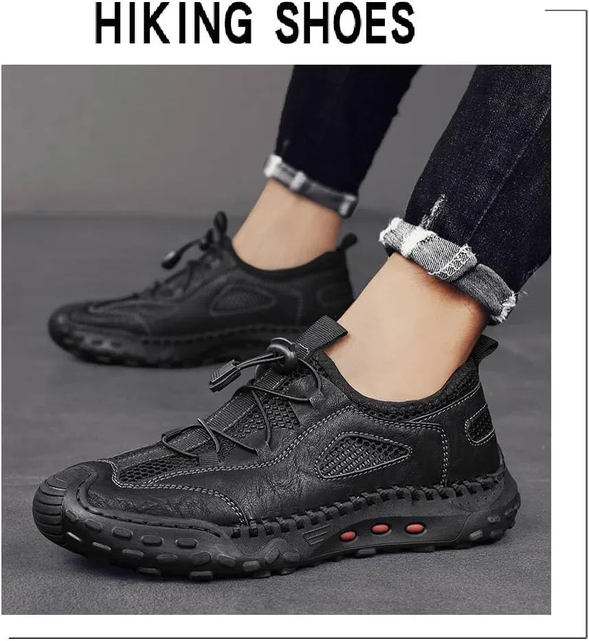 Asifn Men's Casual Shoes Lightweight Breathable Low-Top Mesh Sports Shoes Gym Outdoor Non-Slip Wear-Resistant Training Shoes