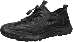 Asifn Men's Casual Shoes Lightweight Breathable Low-Top Mesh Sports Shoes Gym Outdoor Non-Slip Wear-Resistant Training Shoes