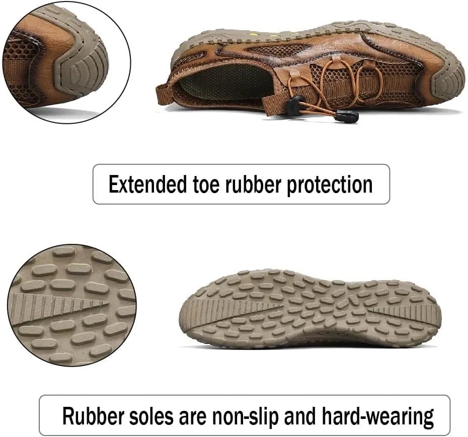 Asifn Men's Casual Shoes Lightweight Breathable Low-Top Mesh Sports Shoes Gym Outdoor Non-Slip Wear-Resistant Training Shoes