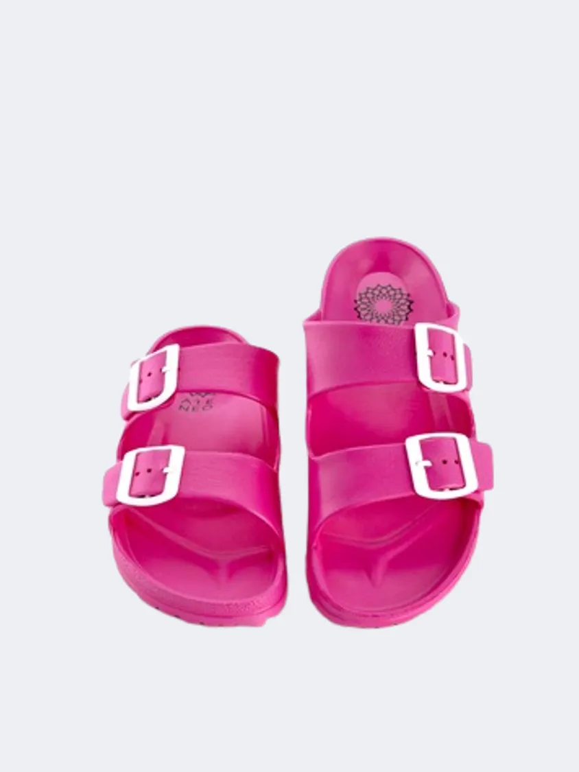 Ateneo Women Beach Slippers Fuschia