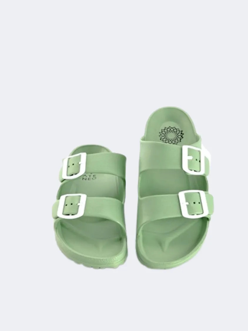 Ateneo Women Beach Slippers Menta