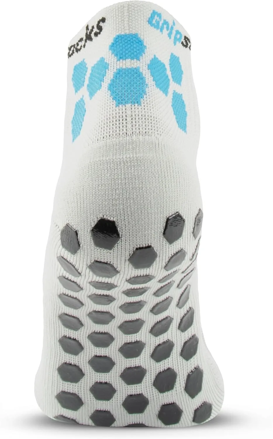 Athletic Grip Socks - Crew Height, Quarter Crew, and No Show - Yoga, Pilates, Soccer, Football, Gym, Crossfit