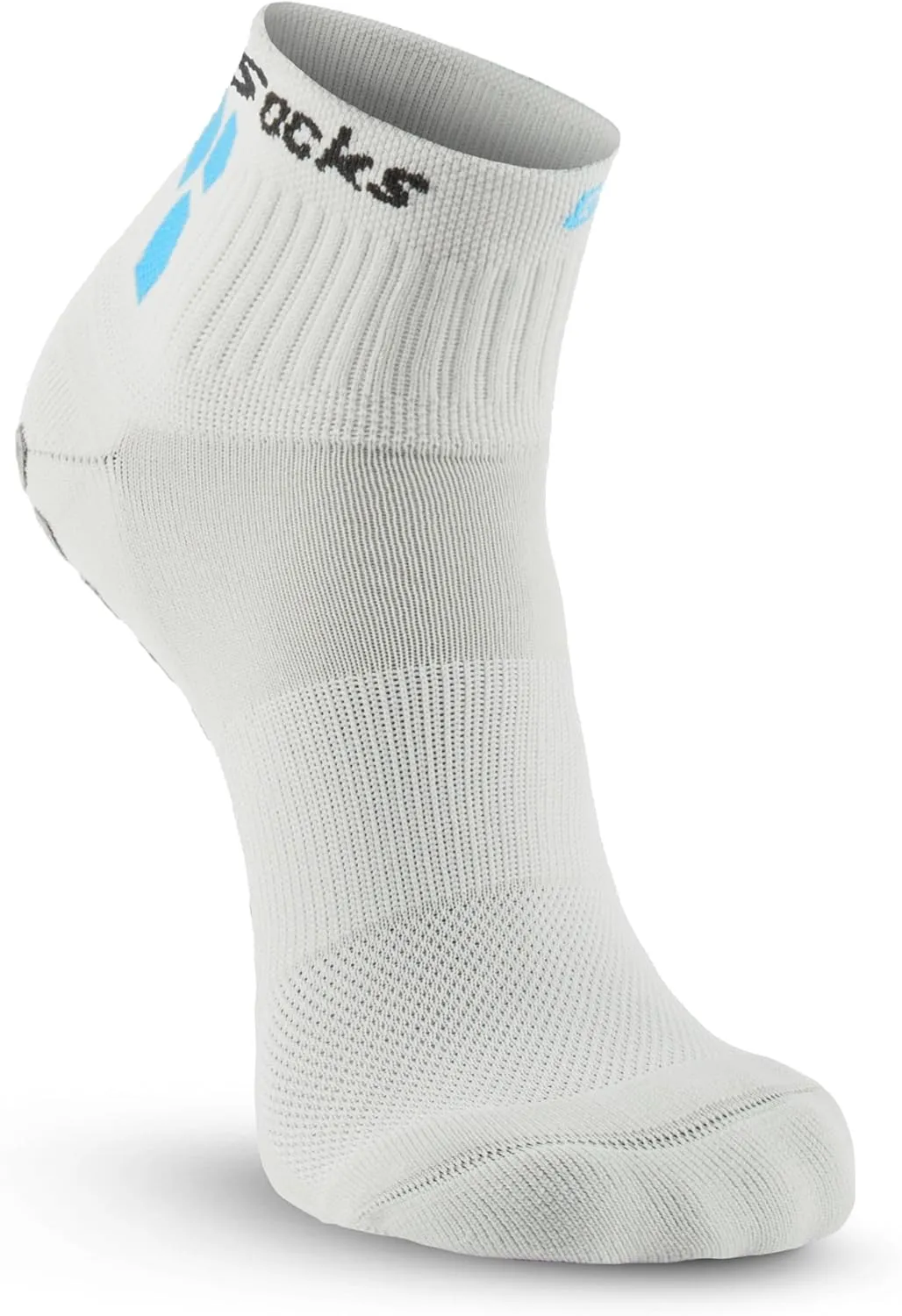 Athletic Grip Socks - Crew Height, Quarter Crew, and No Show - Yoga, Pilates, Soccer, Football, Gym, Crossfit