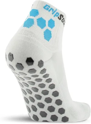 Athletic Grip Socks - Crew Height, Quarter Crew, and No Show - Yoga, Pilates, Soccer, Football, Gym, Crossfit