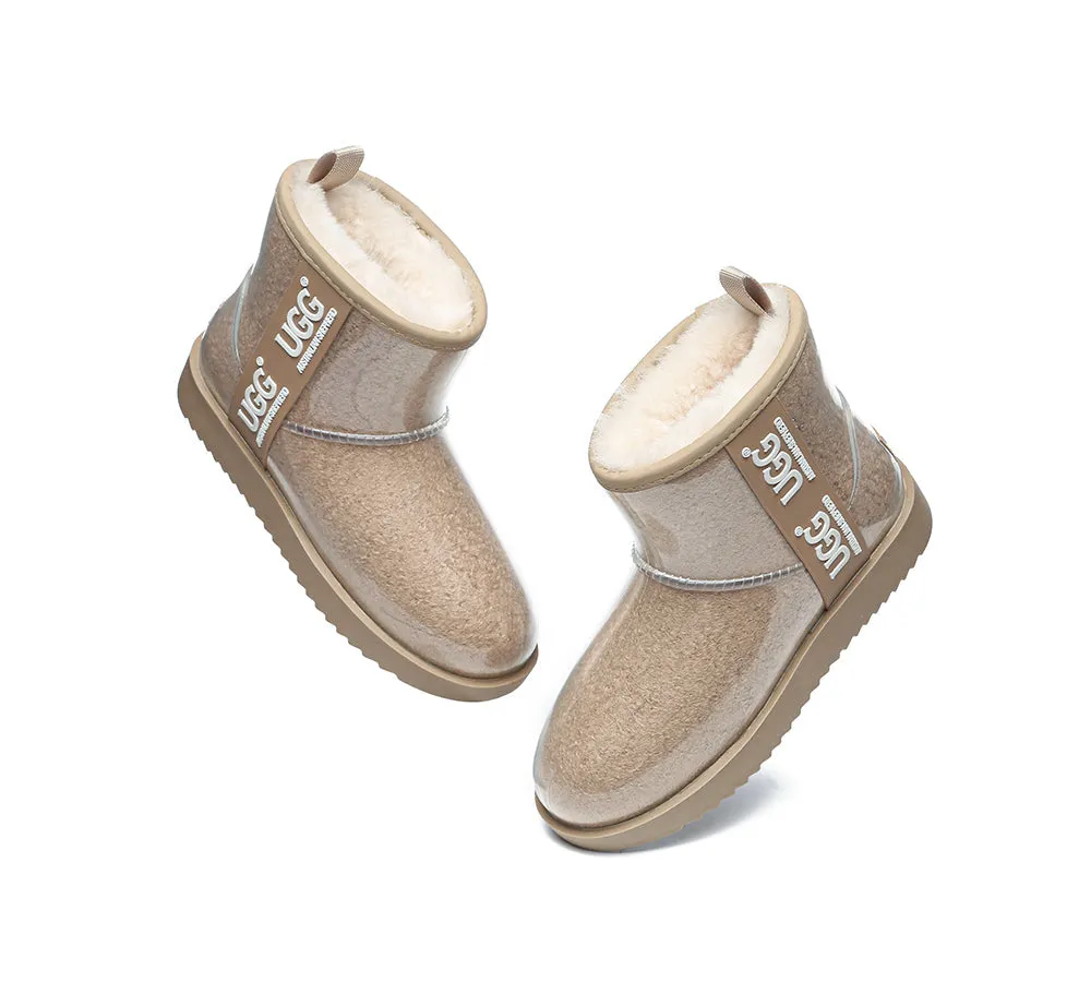 AUSTRALIAN SHEPHERD® UGG Boots Women Clear Waterproof Shearling Coated Classic