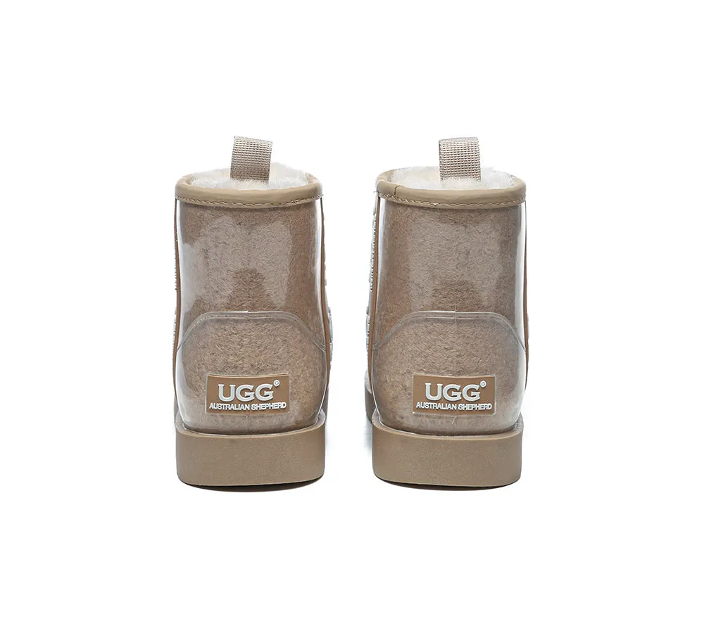AUSTRALIAN SHEPHERD® UGG Boots Women Clear Waterproof Shearling Coated Classic