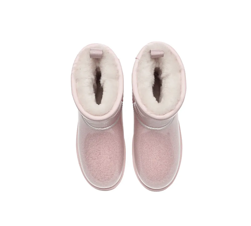 AUSTRALIAN SHEPHERD® UGG Boots Women Clear Waterproof Shearling Coated Classic