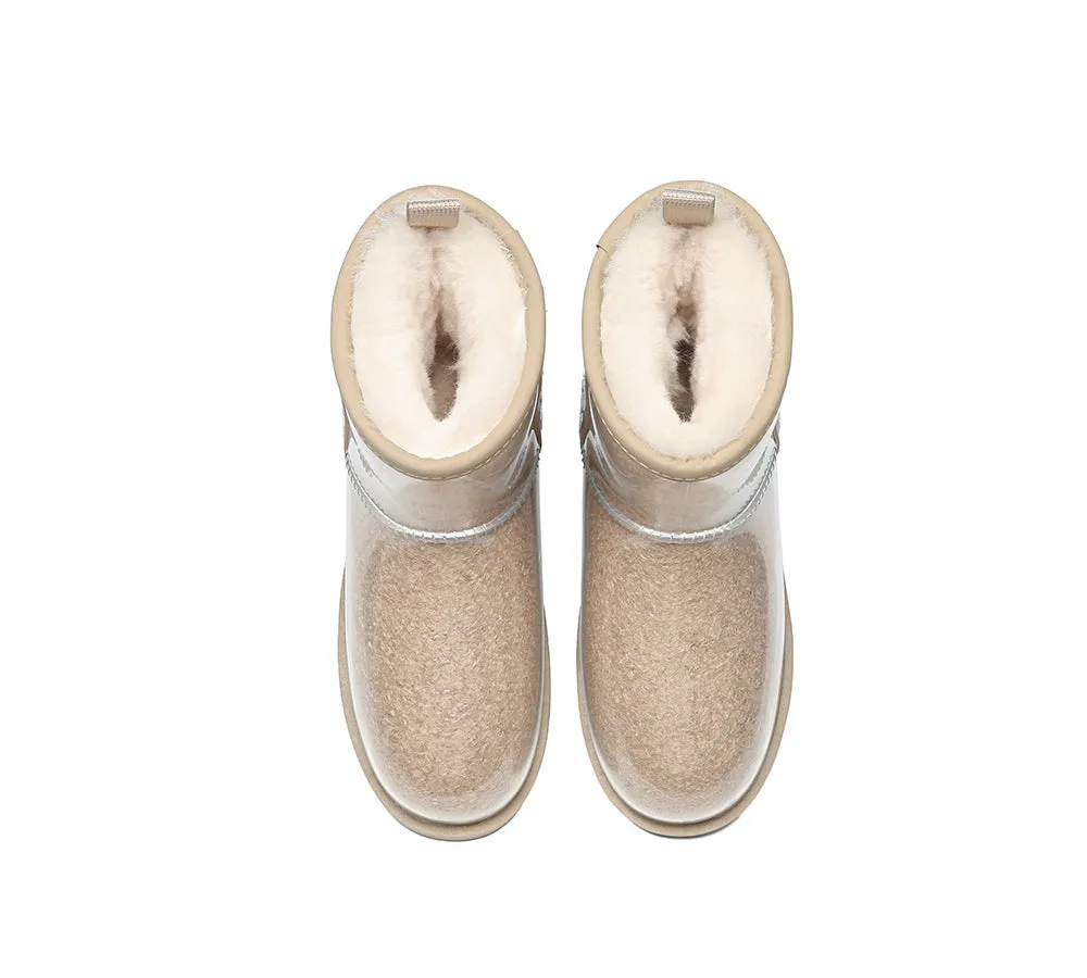 AUSTRALIAN SHEPHERD® UGG Boots Women Clear Waterproof Shearling Coated Classic