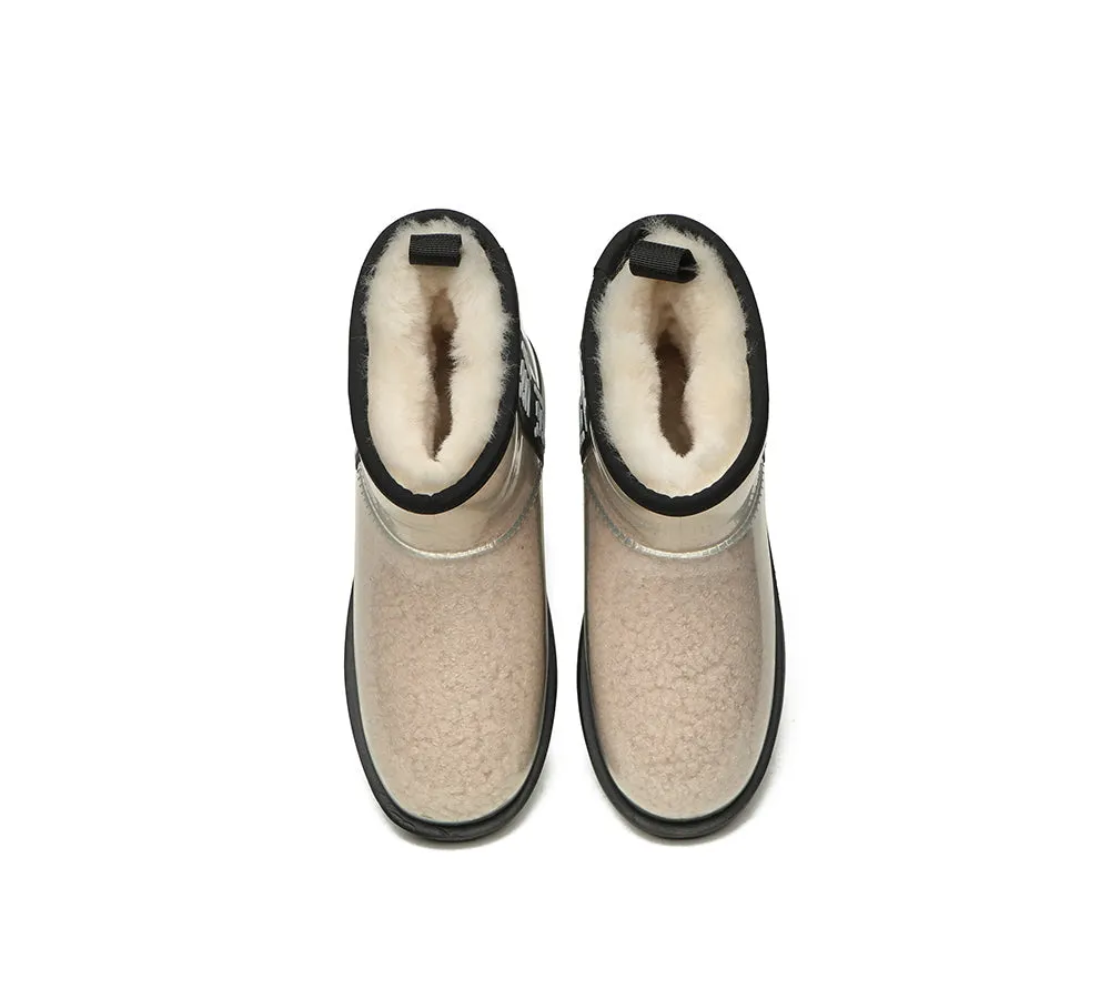 AUSTRALIAN SHEPHERD® UGG Boots Women Clear Waterproof Shearling Coated Classic