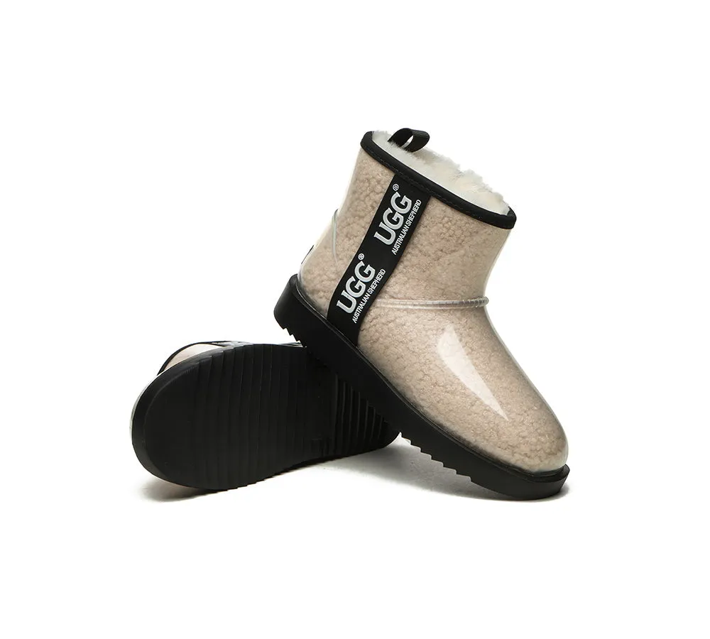 AUSTRALIAN SHEPHERD® UGG Boots Women Clear Waterproof Shearling Coated Classic
