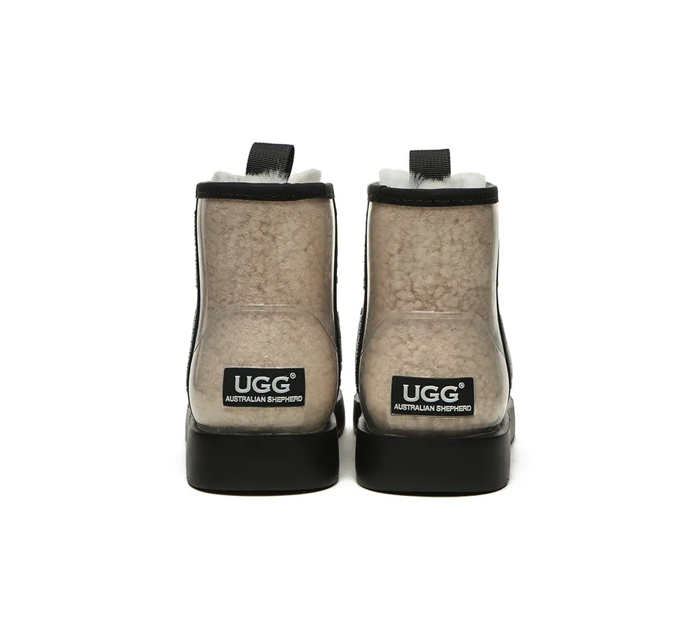 AUSTRALIAN SHEPHERD® UGG Boots Women Clear Waterproof Shearling Coated Classic