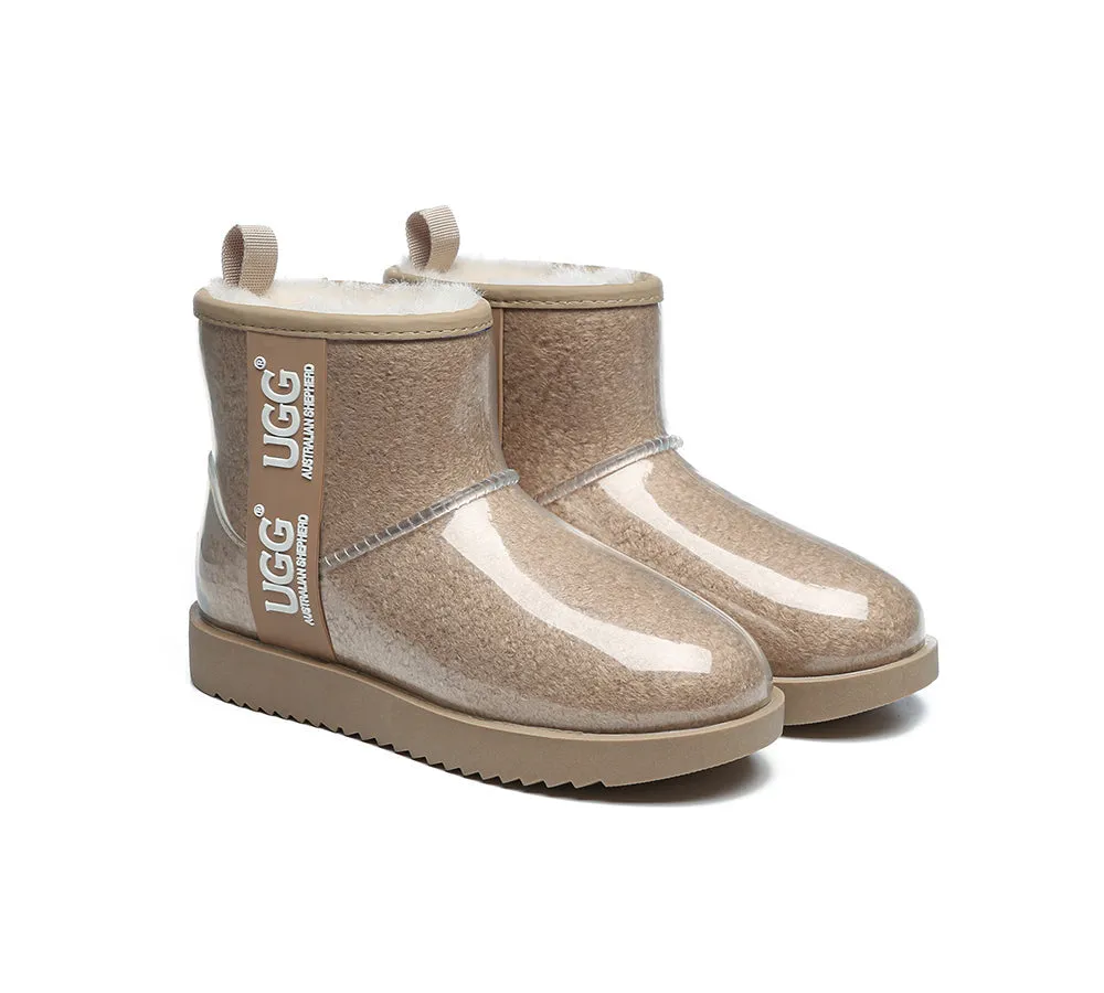 AUSTRALIAN SHEPHERD® UGG Boots Women Clear Waterproof Shearling Coated Classic
