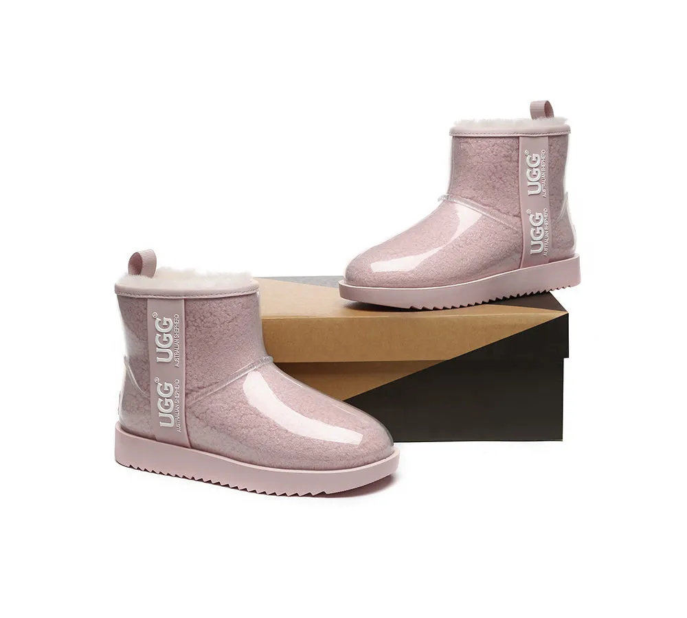 AUSTRALIAN SHEPHERD® UGG Boots Women Clear Waterproof Shearling Coated Classic