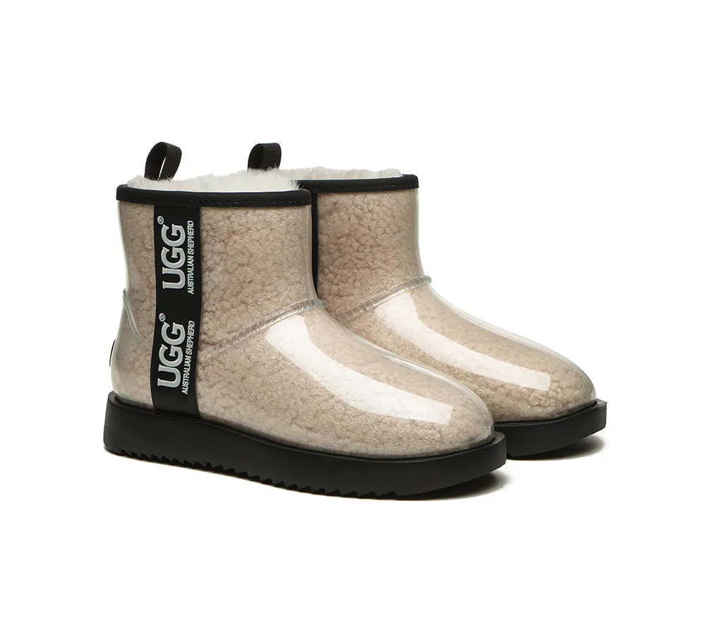 AUSTRALIAN SHEPHERD® UGG Boots Women Clear Waterproof Shearling Coated Classic