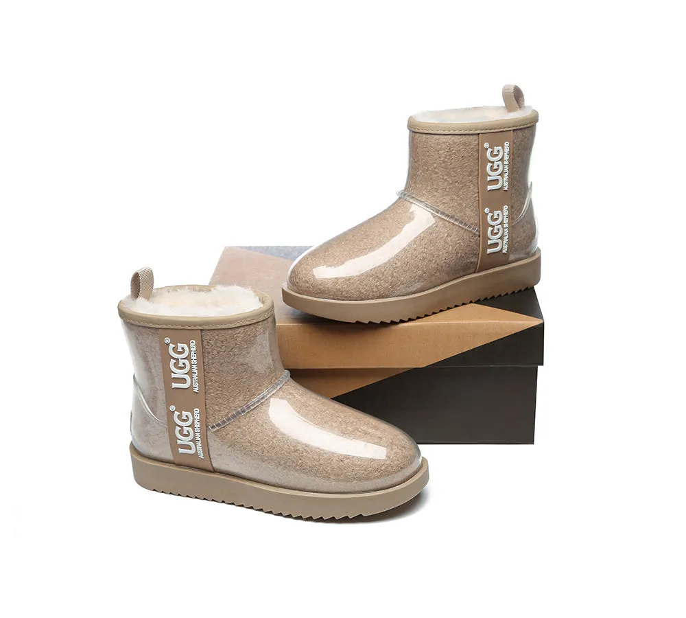 AUSTRALIAN SHEPHERD® UGG Boots Women Clear Waterproof Shearling Coated Classic