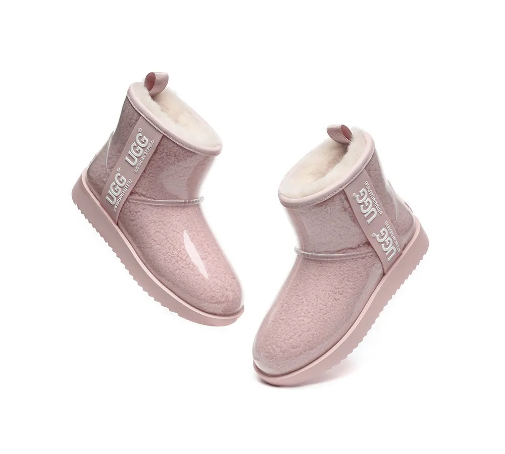 AUSTRALIAN SHEPHERD® UGG Boots Women Clear Waterproof Shearling Coated Classic