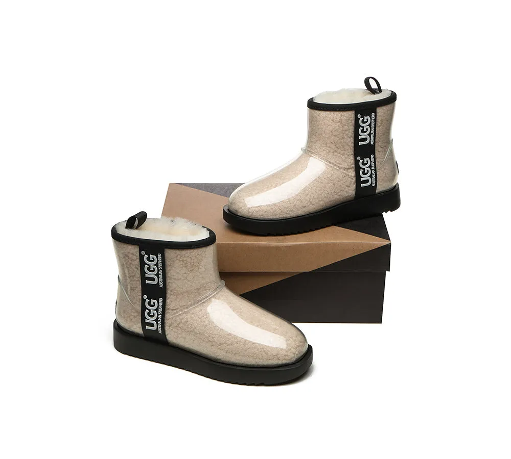 AUSTRALIAN SHEPHERD® UGG Boots Women Clear Waterproof Shearling Coated Classic