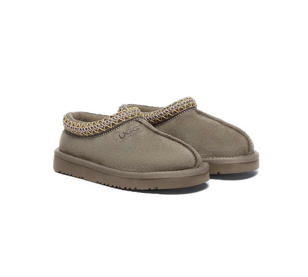 AUSTRALIAN SHEPHERD® UGG Slippers Kids Sheepskin Wool Ankle Tazzy Hippie
