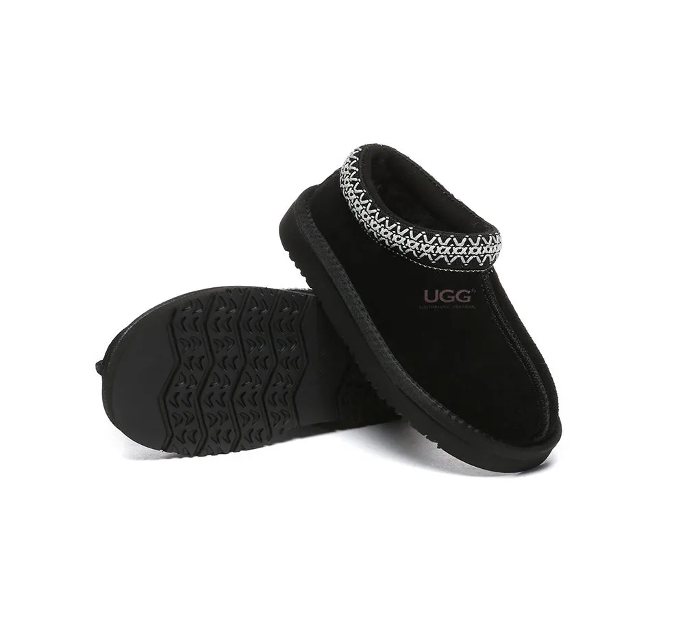 AUSTRALIAN SHEPHERD® UGG Slippers Kids Sheepskin Wool Ankle Tazzy Hippie